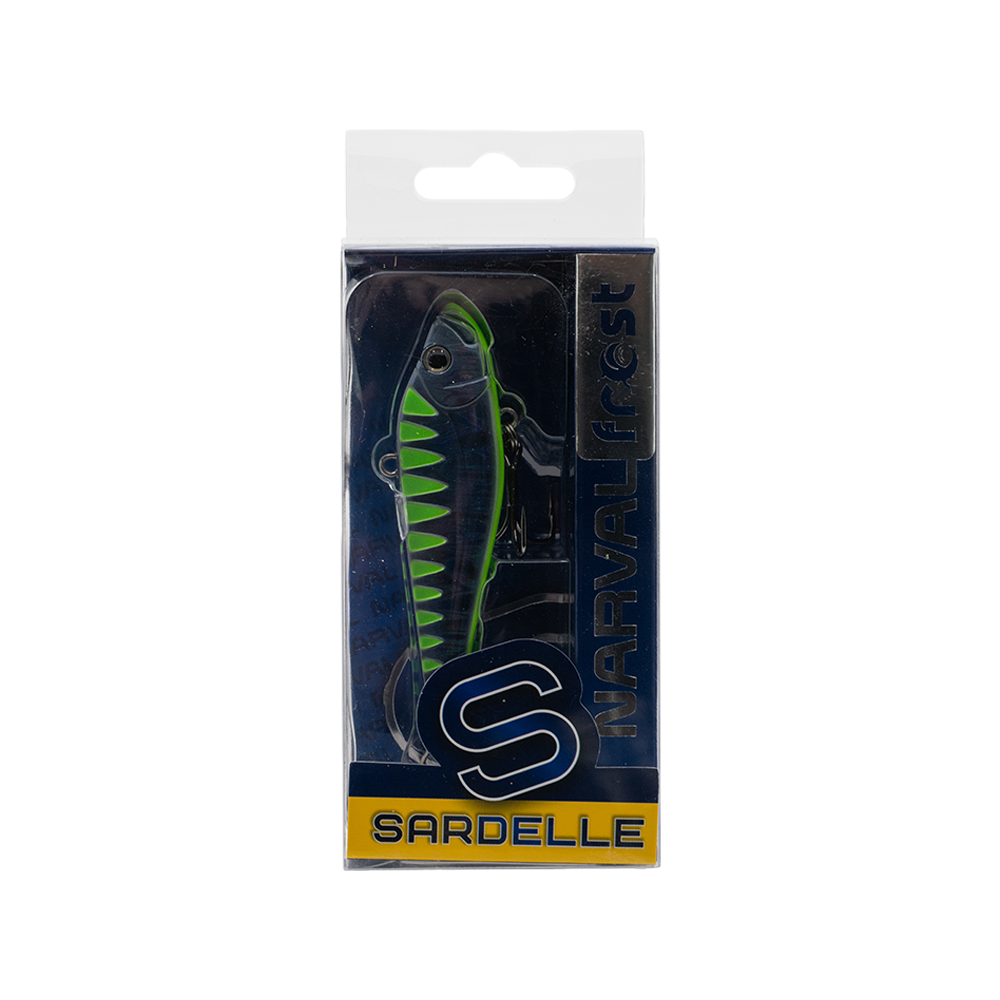 Воблер-раттлин Narval Frost Candy Vib 85мм, 26гр, цвет (#039-Green Devil). Фото №1 Воблер-раттлин Narval Frost Candy Vib 85мм, 26гр, цвет (#039-Green Devil). Фото №1