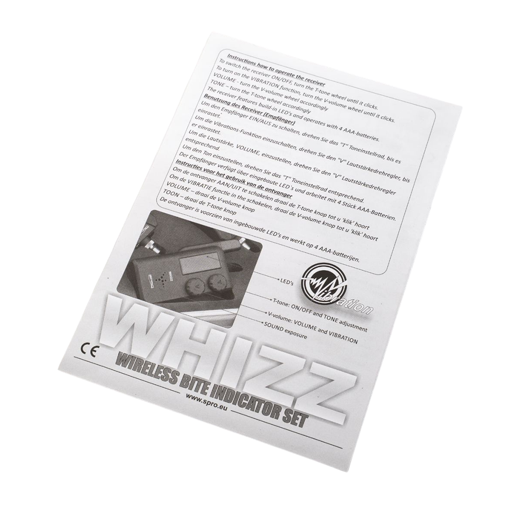 Набор сигнализаторов электронных SPRO WHIZ WIRELESS 9V INDICATOR SET 2+1 (004700-00302). Фото №6 Набор сигнализаторов электронных SPRO WHIZ WIRELESS 9V INDICATOR SET 2+1 (004700-00302). Фото №6