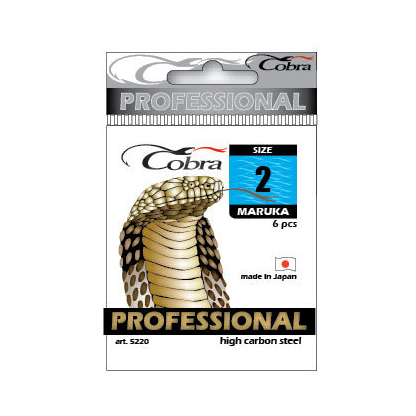 Крючок "Professional MARUKA" 008 (10шт) (Cobra). Фото №1 Крючок "Professional MARUKA" 008 (10шт) (Cobra). Фото №1