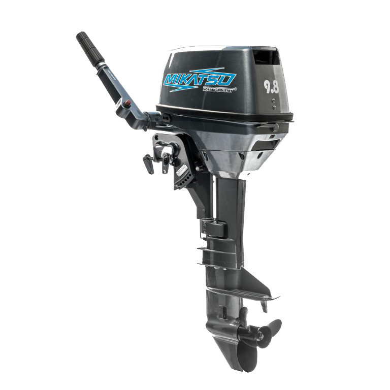 Мотор лодочный 2-х тактный Mikatsu M9.8FHS. Фото №1