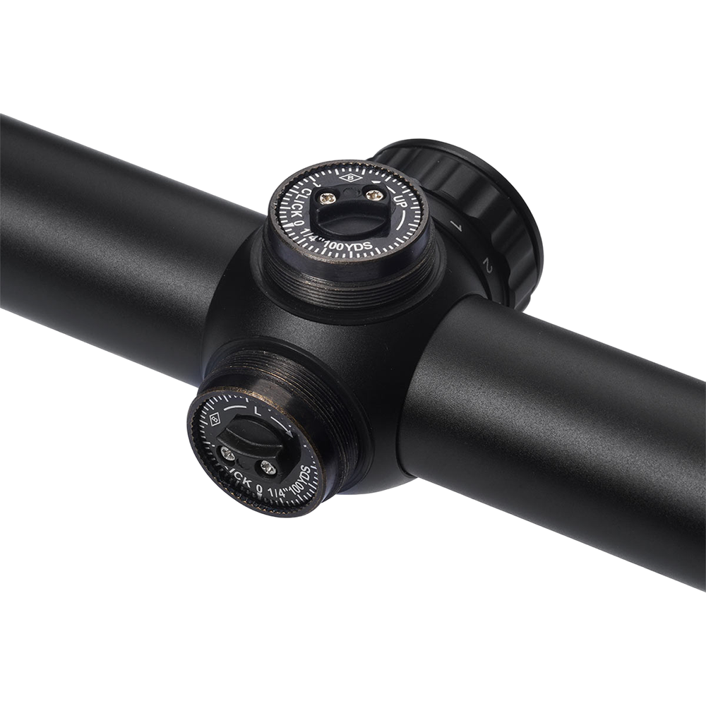 Прицел Gaut Quartz 3-9x40, AO-параллакс, сетка 2 (Mil-Dot), подсв. красная, 25.4мм, поправки 1/4 МОА. Фото №4