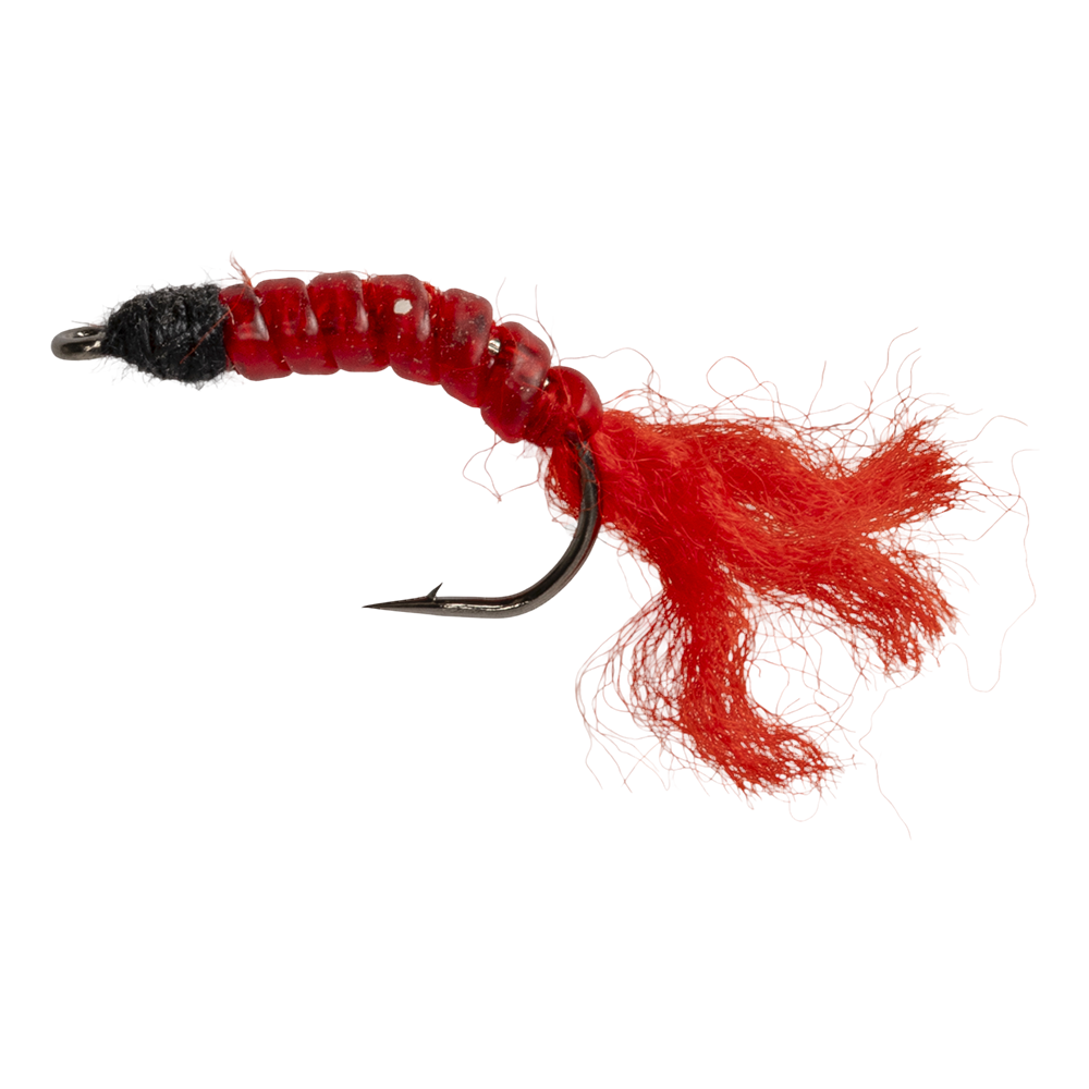 Мормышка "Bloodworm (мотыль)", #10 (25шт.). Фото №2