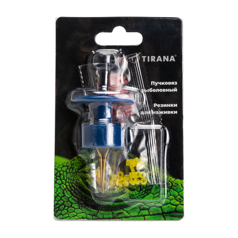 Пучковяз рыболовный Tirana + резинки для наживки. Фото №1 Пучковяз рыболовный Tirana + резинки для наживки. Фото №1