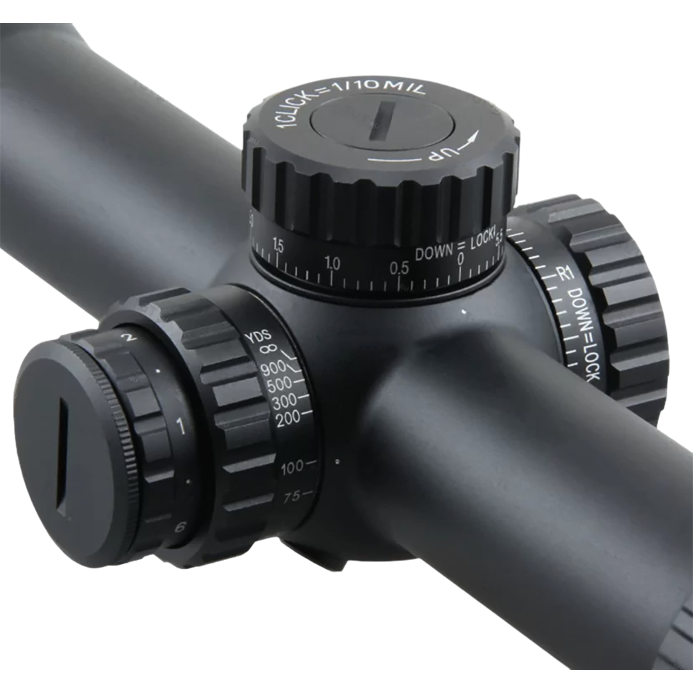 Прицел оптический Taurus 5-30x56 FFP, сетка MPX1 Mil, 30 мм, такт., азот.,подсветка красным. Фото №3