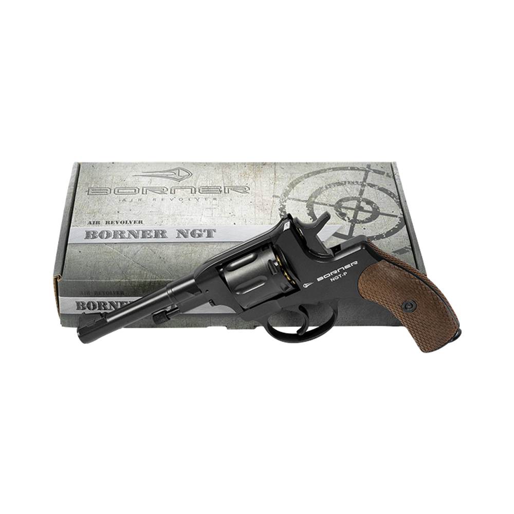 Пистолет пневматический BORNER NGT-P Black, калибр 4,5 мм/pellets. Фото №6