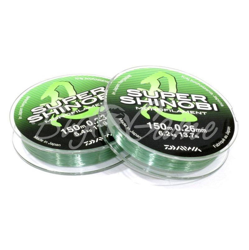 Леска Daiwa Super Shinobi Mist Green 150мм d-0.37#. Фото №1