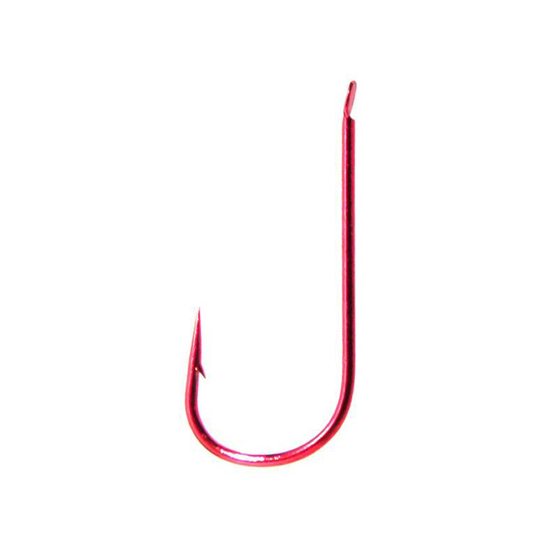 Крючок Owner одинарный, лопатка, красный, 12 шт/уп. Фото №1