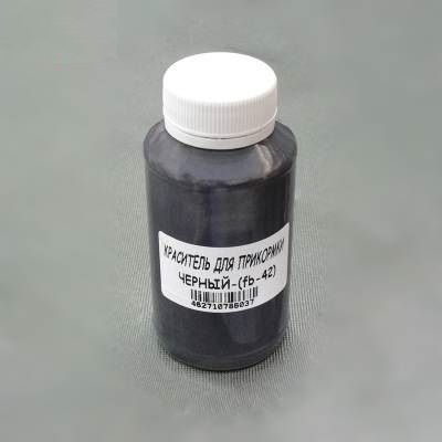 Добавка FishBait Краска для прикормки 200 мл. Черная. Фото №2