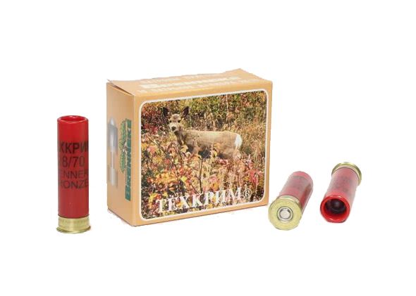 Патрон гладкоствольный 28/70 пуля Brenneke Bronze Slug (Техкрим) (в коробке 10 шт.). Фото №1