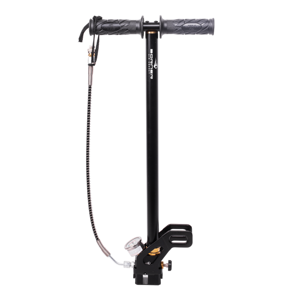 Насос Borner к винтовкам PCP черный (складные опоры). Фото №1