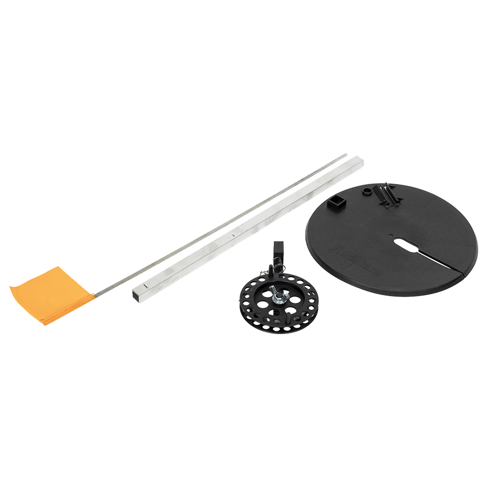 Жерлица RodStars алюминиевая стойка катушка 90мм (оснащенная). Фото №1