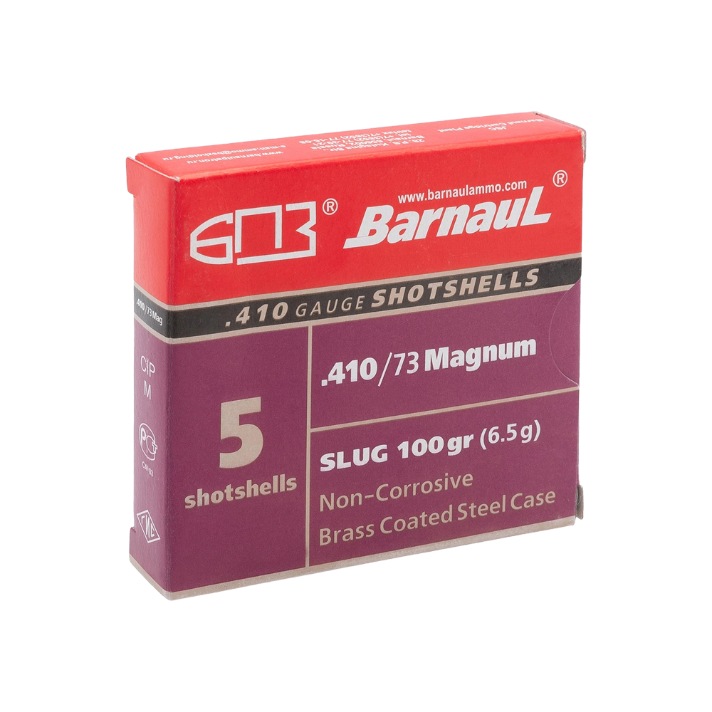 Патрон БПЗ 410/73 пуля Фостера оцинкованная гильза 6,5г (в пачке 5 шт.)(короб 270шт). Фото №1