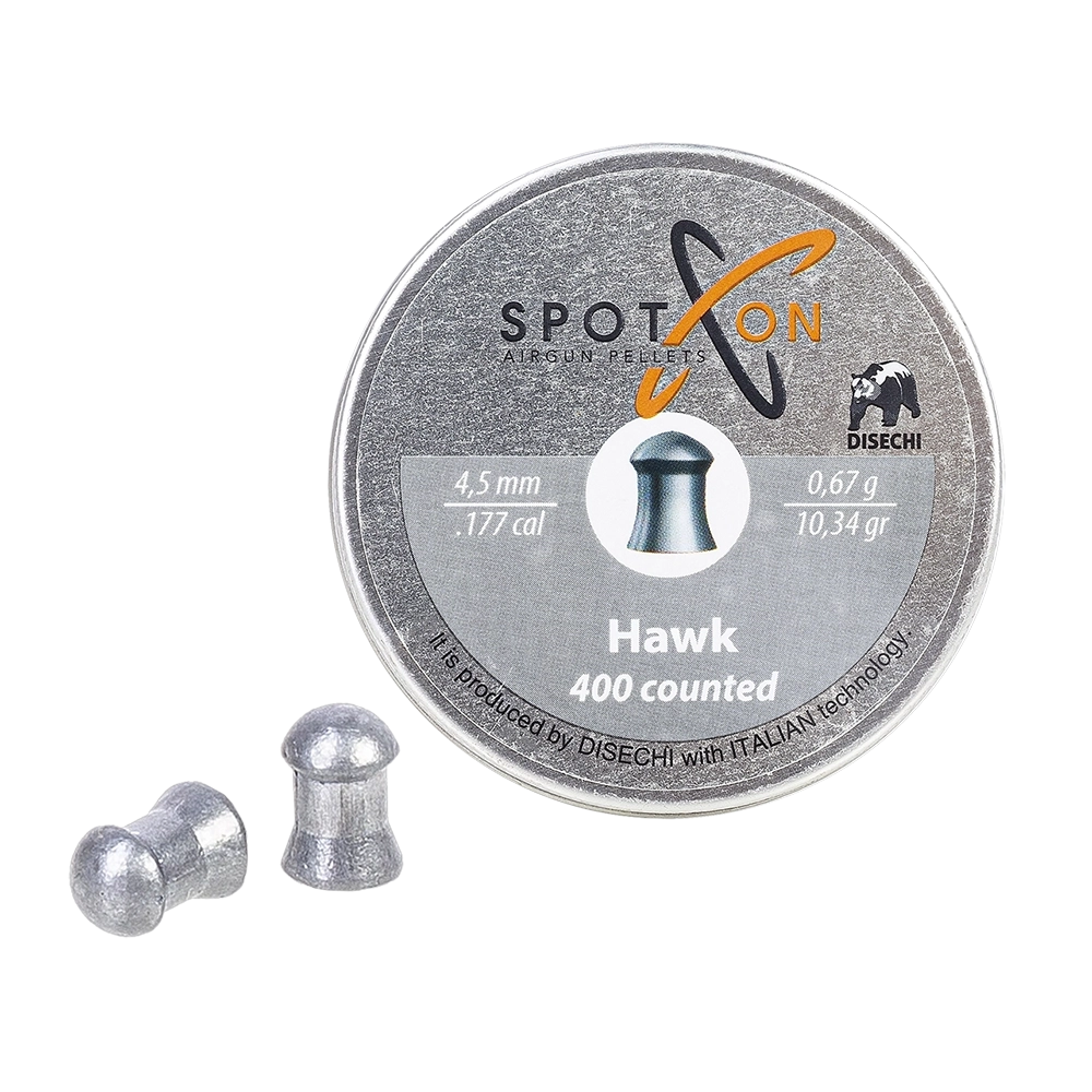 Пуля пневматическая SPOTON Hawk 4,5 мм, 0,67 гр. (400 шт). Фото №2 Пуля пневматическая SPOTON Hawk 4,5 мм, 0,67 гр. (400 шт). Фото №2