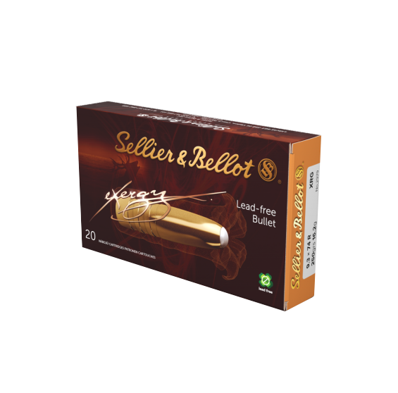 Патрон нарезной SELLER&BELLOT калибр 9,3x74 R XRG EXERGY 16,2 гр. (в пачке 20 шт.). Фото №2 Патрон нарезной SELLER&BELLOT калибр 9,3x74 R XRG EXERGY 16,2 гр. (в пачке 20 шт.). Фото №2