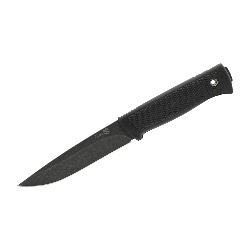 Нож Кизляр, Сова, клинок AUS-8, рукоять эластрон. Фото №1