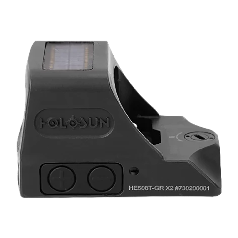Коллиматорный прицел HOLOSUN OpenElite HE508T-GR X2 зелёная марка без кронштейна. Фото №4