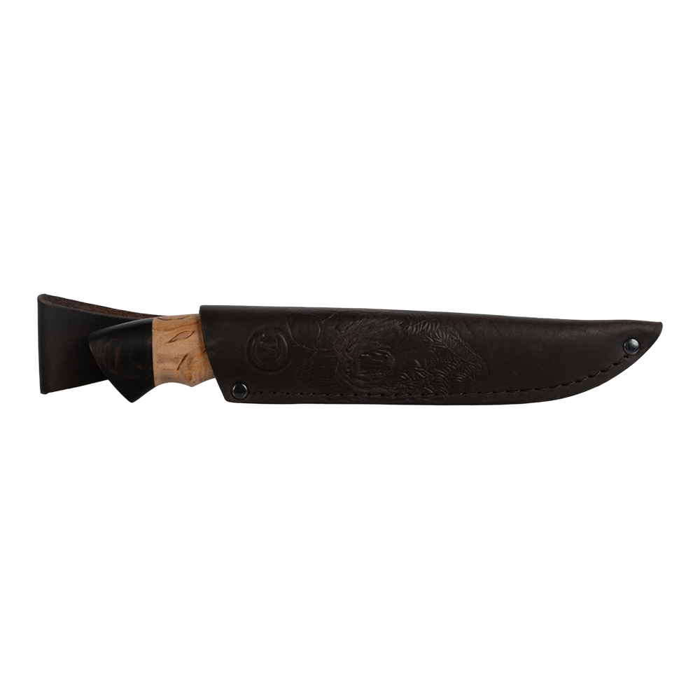 Нож МС Кулик, клинок Х12МФ, рукоять карельская береза, граб. Фото №3