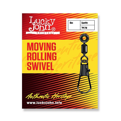 Вертлюги с застежкой LH скользящие Lucky John MOVING ROLLING AND INTERLOCK 00S 10 шт.. Фото №1