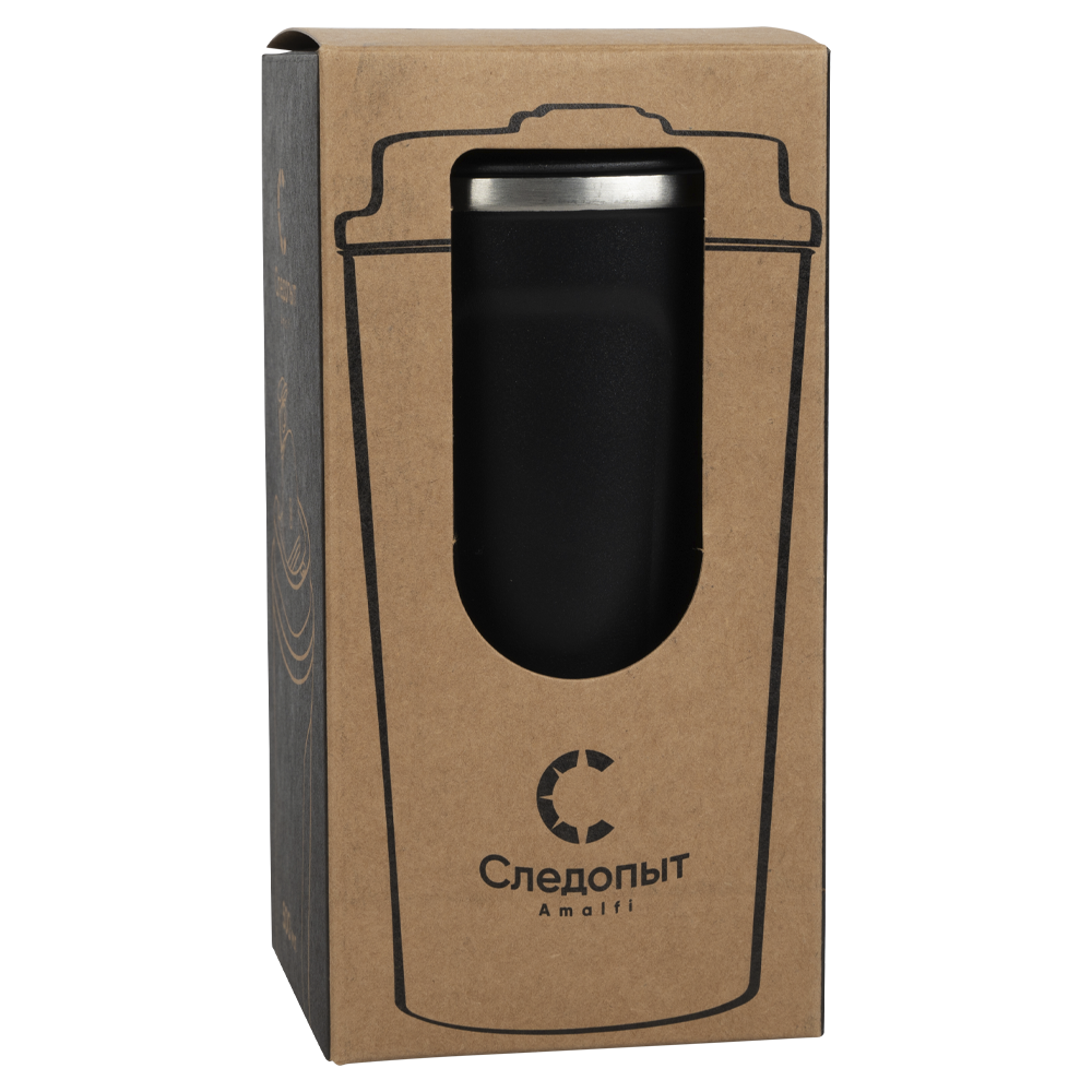 Термокружка "СЛЕДОПЫТ-AMALFI", нержавеющая сталь, 500 мл/50/. Фото №4