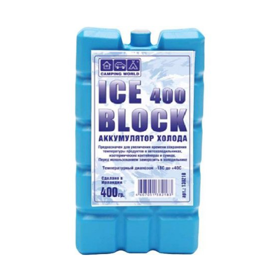 Аккумулятор холода Camping World Iceblock 400 (вес 400 г). Фото №2