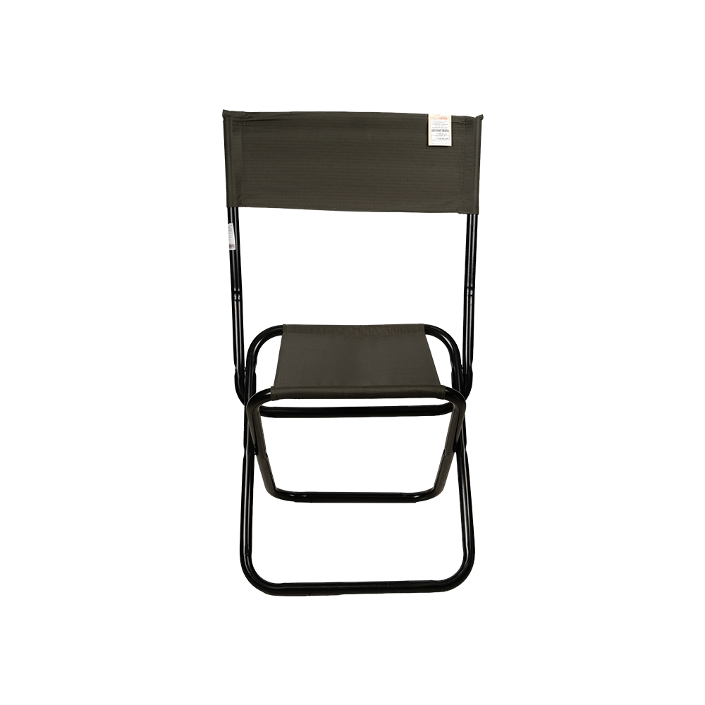 Стул туристический "СЛЕДОПЫТ" складной со спинкой, большой 420х490х940 мм,труба сталь25х1 мм(рипстоп т.хаки)/5. Фото №2