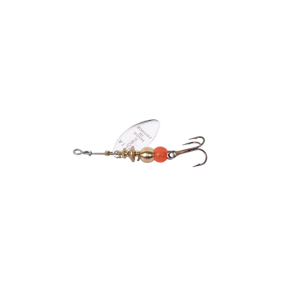 Блесна вращающаяся Mepps Aglia Long №0, 2,5гр, цвет (Silver) серебро. Фото №2