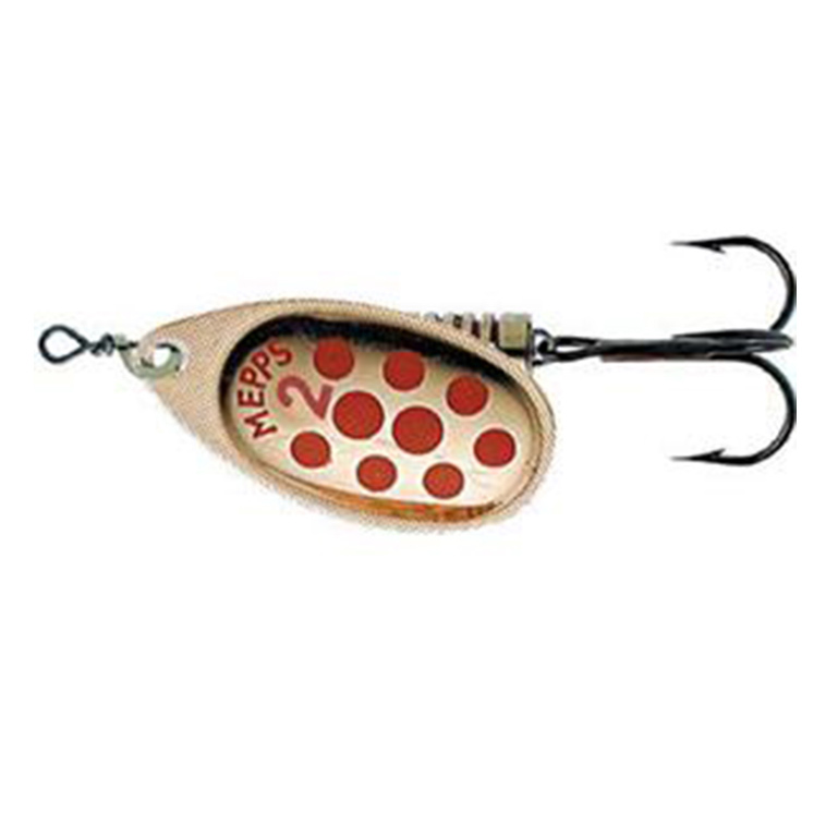 Блесна вращающаяся Mepps AGLIA PTS, 3, Copper/Black dots. Фото №2 Блесна вращающаяся Mepps AGLIA PTS, 3, Copper/Black dots. Фото №2