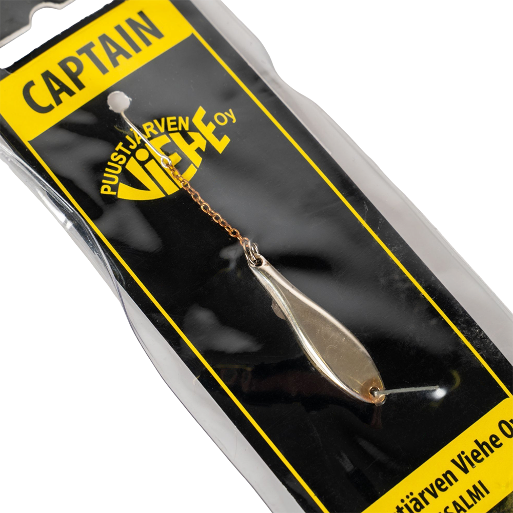 Блесна Puustjarven Captain 38мм, 5гр, цвет (Mes/Hop) цепочка-крючок. Фото №3