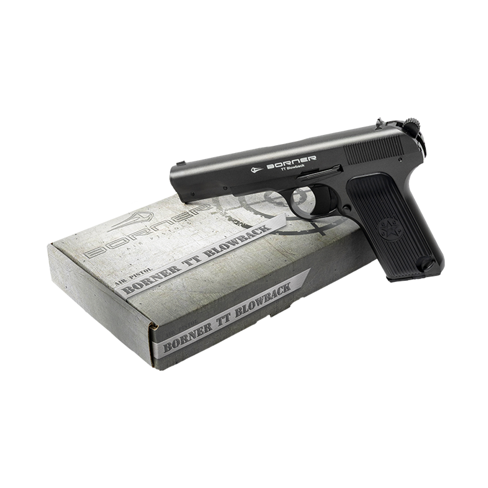 Пистолет пневматический BORNER TT Blowback, калибр 4,5 мм /BBs . Фото №4