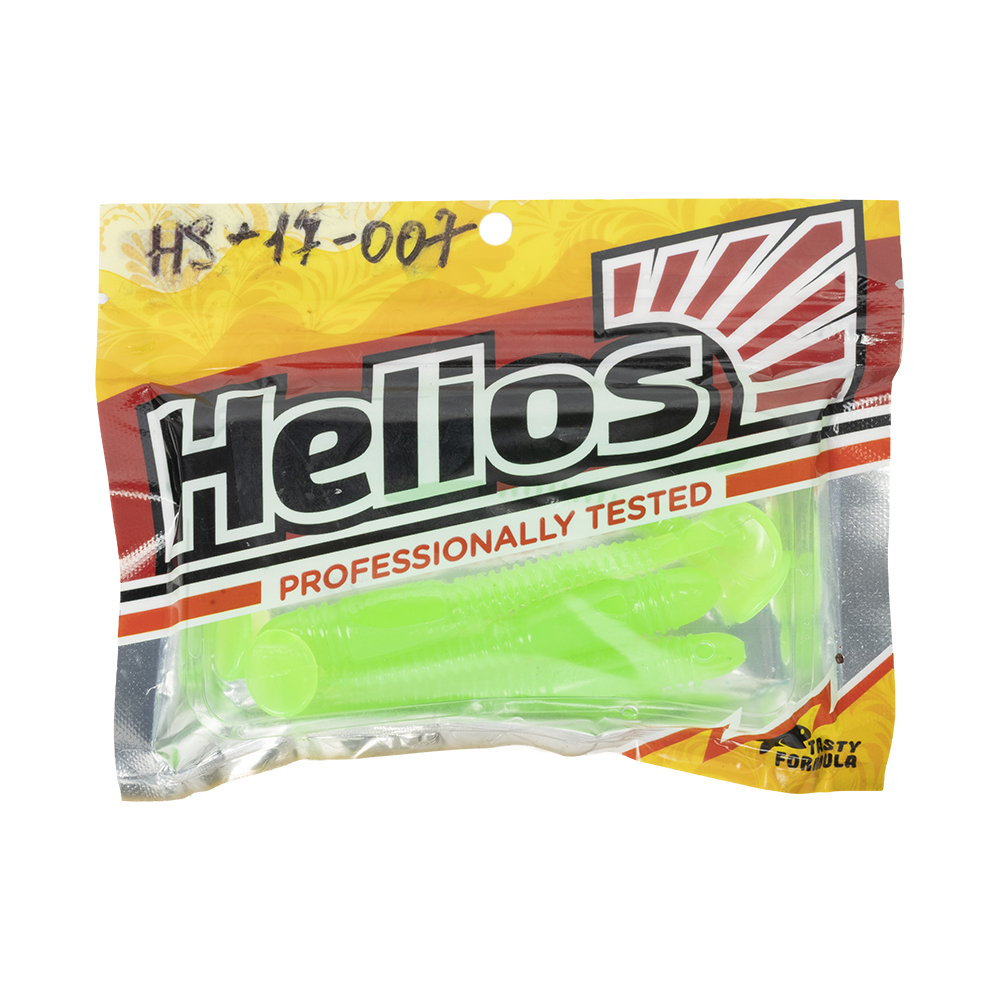 Виброхвост Helios Minoga 3,75"/9.5 см Electric green 5шт. (HS-17-007). Фото №1 Виброхвост Helios Minoga 3,75"/9.5 см Electric green 5шт. (HS-17-007). Фото №1