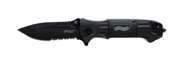 Нож складной Walther Black Tac (насечки). Фото №3