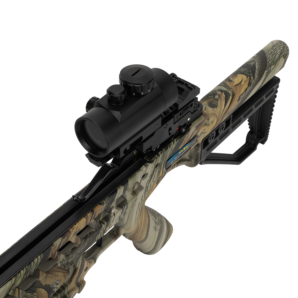 Арбалет рекурсивный Man Kung - MK XB21 (каму-ж., 4 стр., воск, стр-р, натяж-ль, приц., рем., кивер). Фото №7