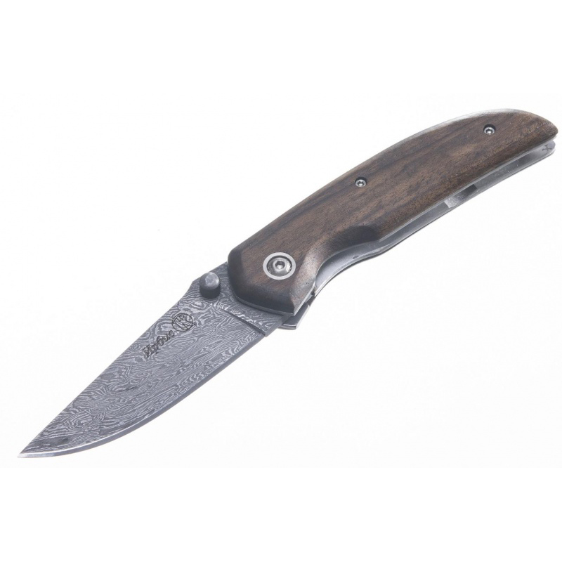 Нож "Ирбис" (дамаск, без рисунка) (Кашулин). Фото №2