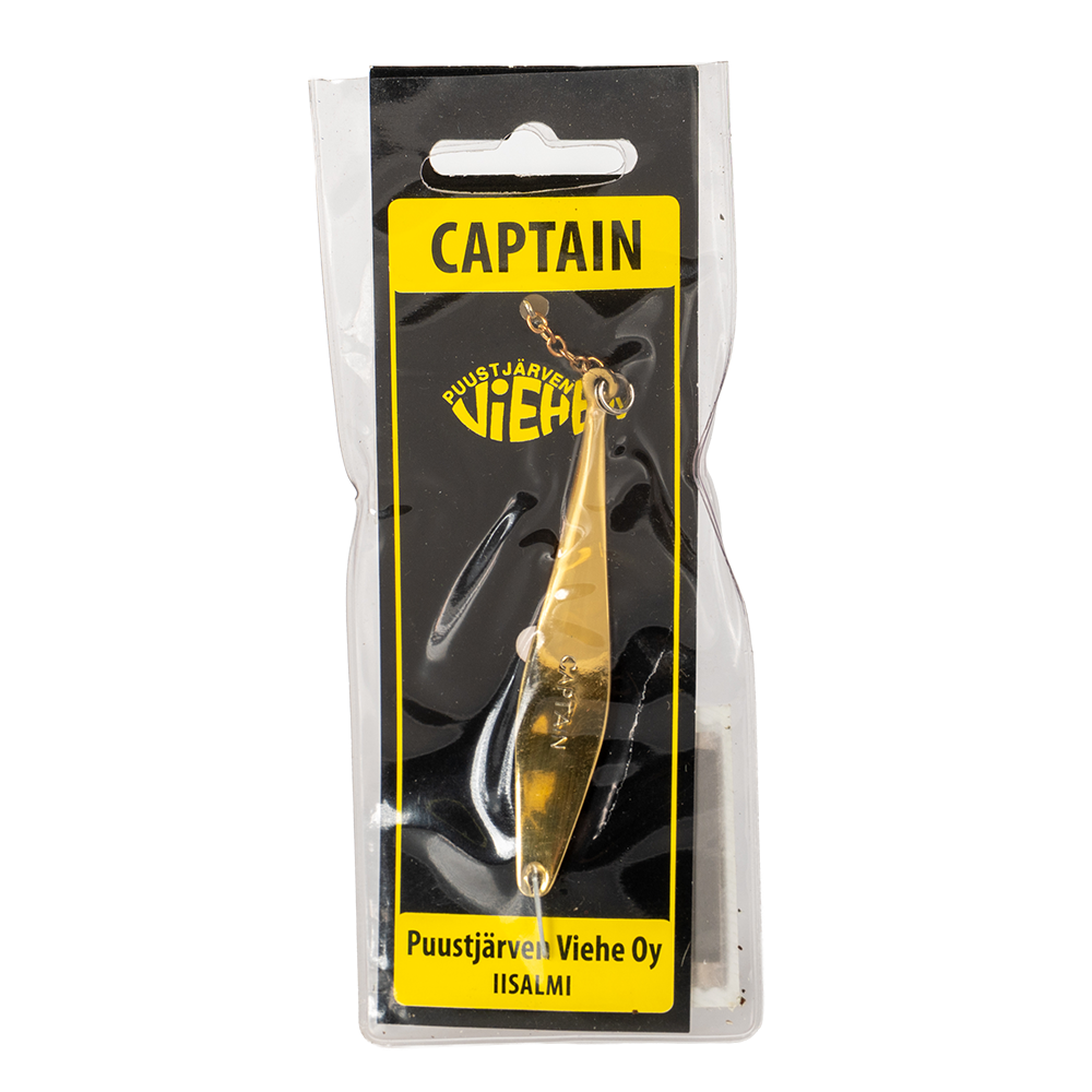 Блесна Puustjarven Captain 80мм, 13гр, цвет (Mes/Kup) цепочка-крючок. Фото №1