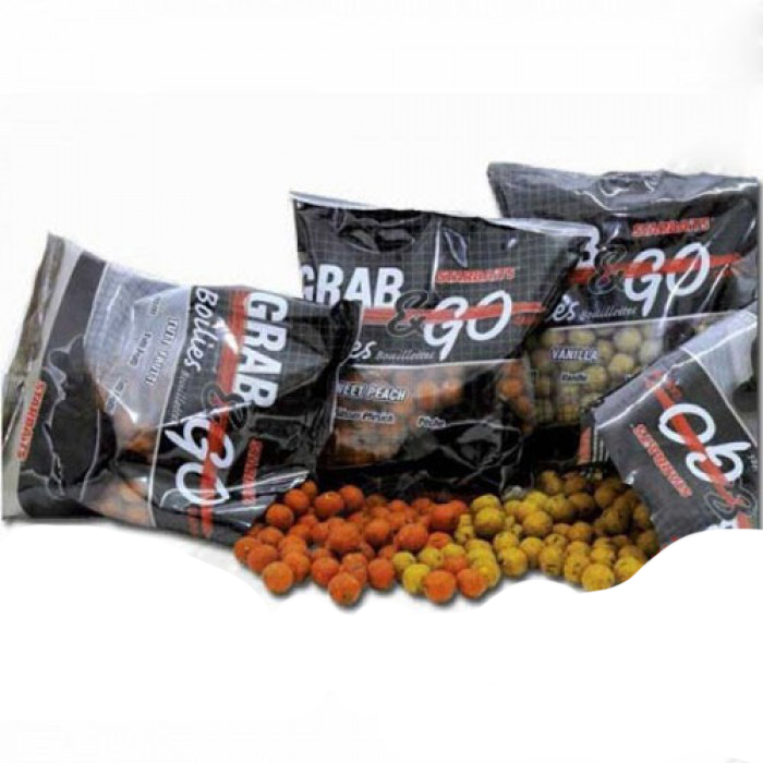 Бойлы тонущие Starbaits Performance Baits GRAB&GO Sweet Peach 10мм 0,5кг. Фото №1
