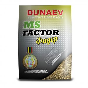 Прикормка "DUNAEV-MS FACTOR" 1кг Фидер. Фото №1