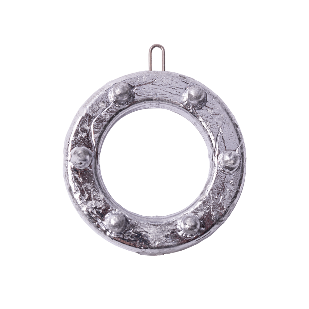 Груз "Кольцо с шипами и ушком" 70 гр.. Фото №2