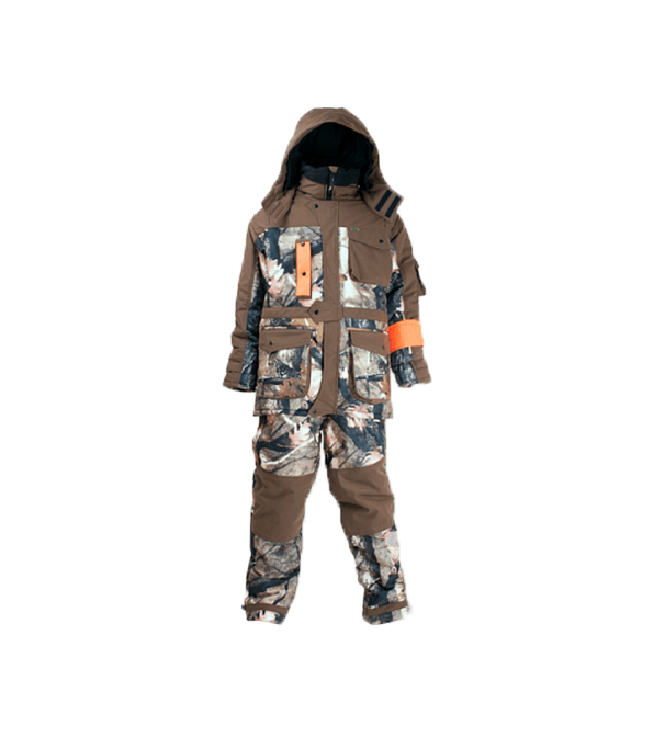 Костюм зимний "БИЗОН" (коричневый - осенний лес) р.52-54. Фото №1