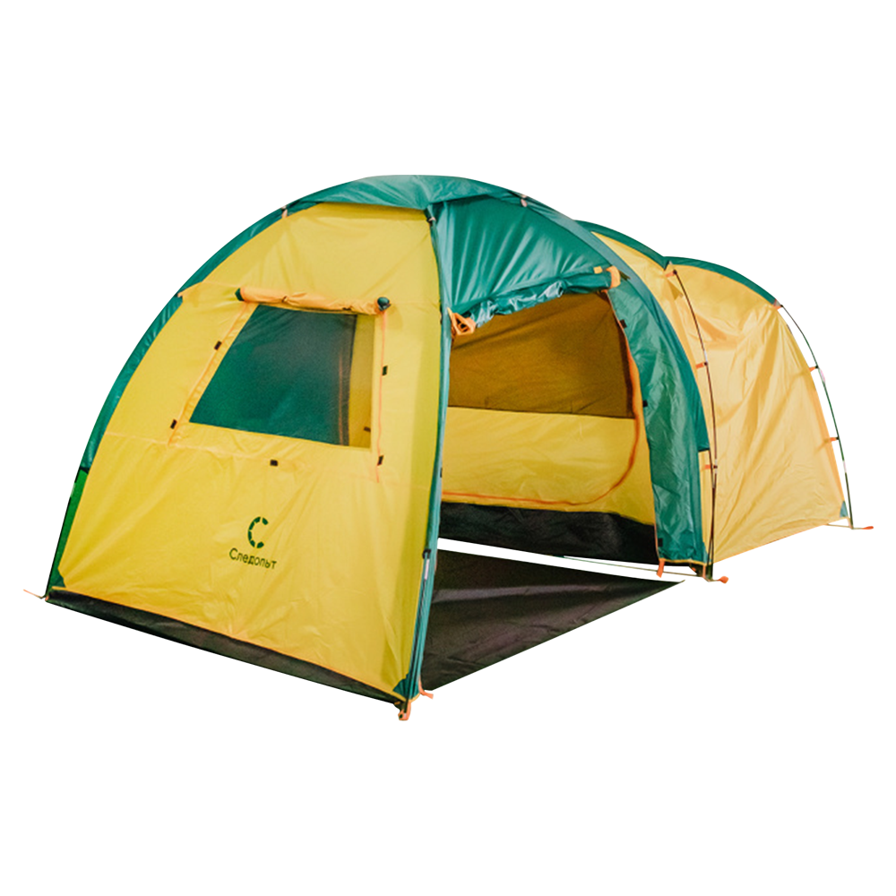 Палатка летняя кемпинговая двухслойная СЛЕДОПЫТ AMUR-3, 3-х местная. Фото №2