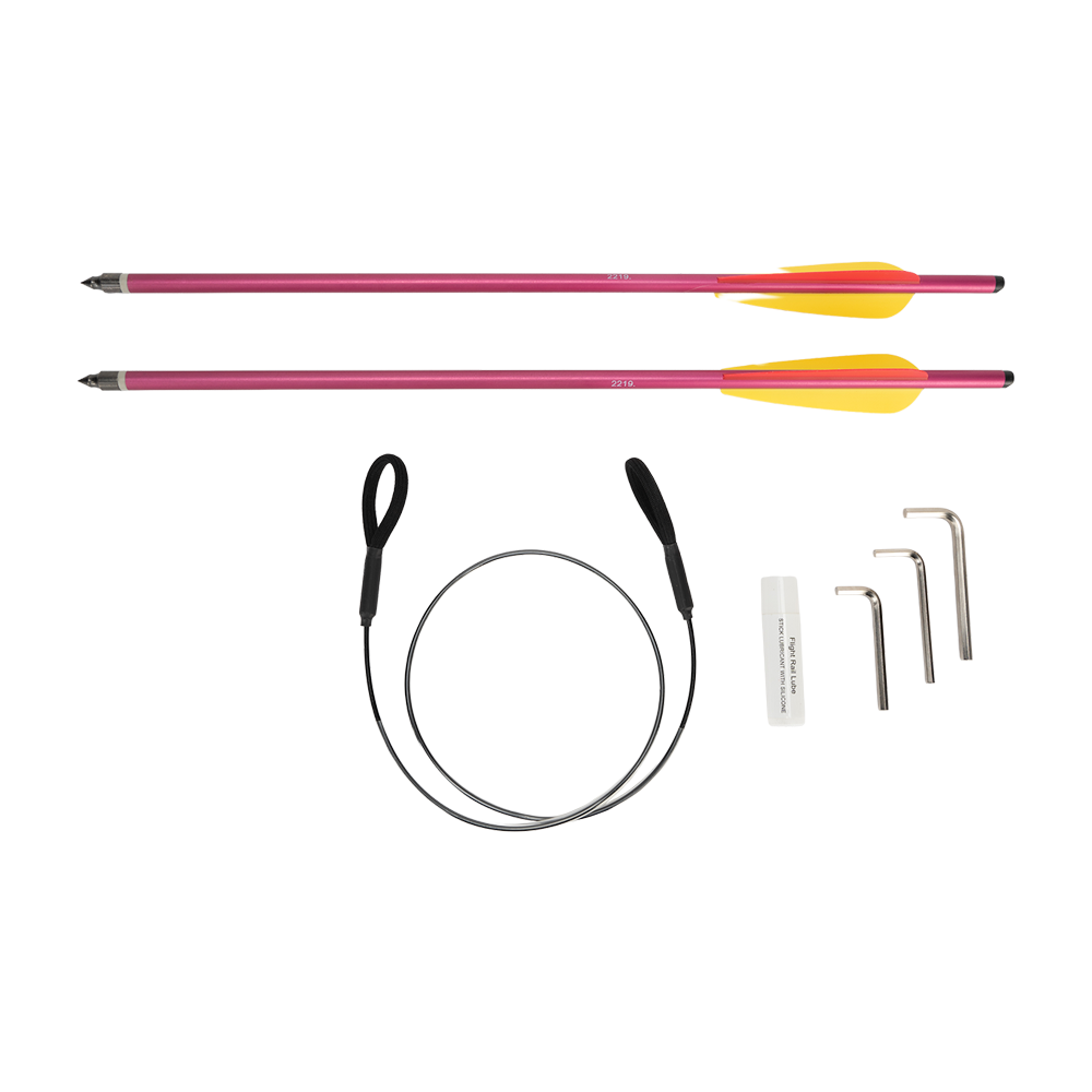 Арбалет рекурсивный Man Kung - MK XB21 (черный, 2 стрелы, воск, стрингер). Фото №7