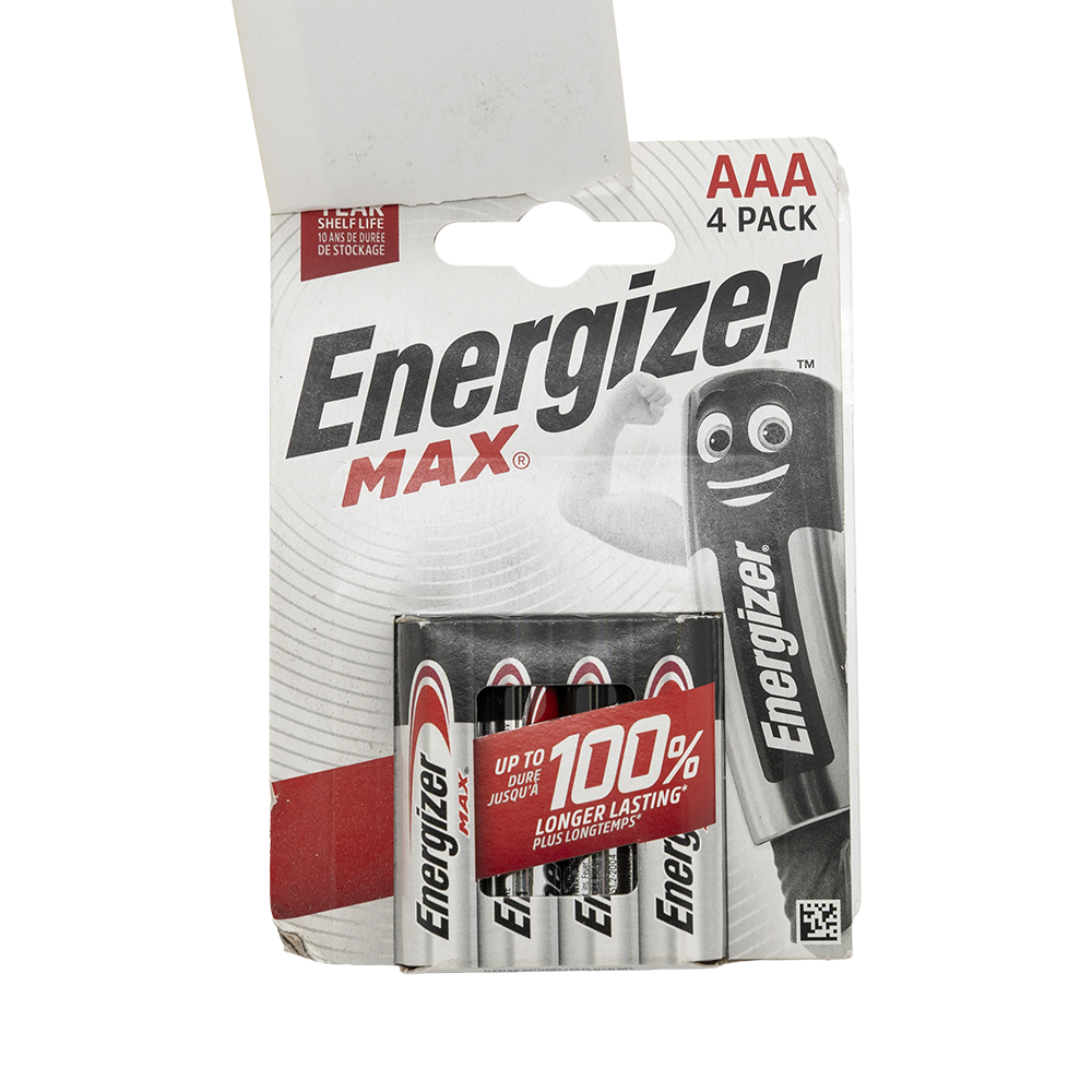 Батарейка Energizer MAX E92 BP4 AAА Мизинчиковая. Фото №1 Батарейка Energizer MAX E92 BP4 AAА Мизинчиковая. Фото №1