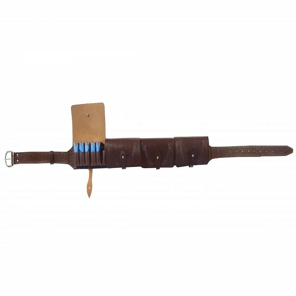 Патронташ закрытый 16 калибр (кожа, коричневый) (Хольстер). Фото №1 Патронташ закрытый 16 калибр (кожа, коричневый) (Хольстер). Фото №1