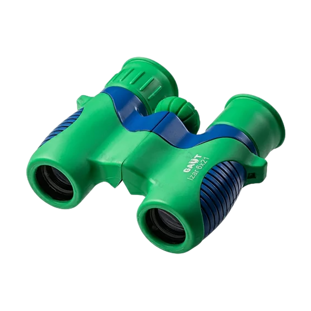 Бинокль GAUT Izar 6x21, Roof-призмы BK7 зеленый/голубой. Фото №2