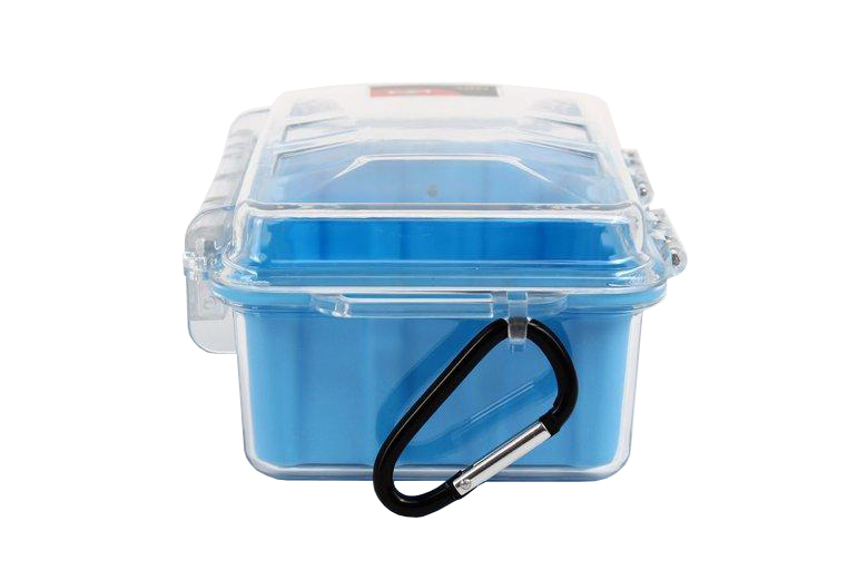 Футляр пластиковый Remington 198*130*75мм с карабином влагозащитный (голубой). Фото №2 Футляр пластиковый Remington 198*130*75мм с карабином влагозащитный (голубой). Фото №2