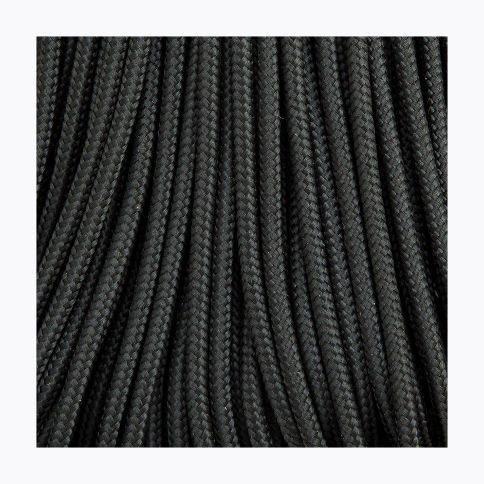 Шнур для ножа Parachute Cord Nano Cord черный , 1 м. Фото №1