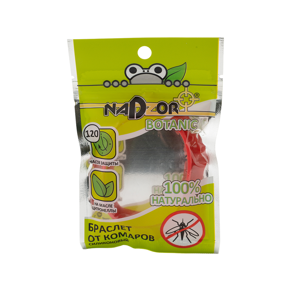 Браслет от комаров НАДЗОР силиконовый (1шт). Фото №5