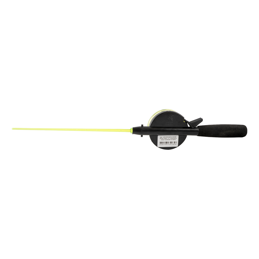 Удочка зимняя "Техно", диаметр катушки 75 мм, с неопреновой ручкой (хлыст поликарбонат) ассорти. Фото №3 Удочка зимняя "Техно", диаметр катушки 75 мм, с неопреновой ручкой (хлыст поликарбонат) ассорти. Фото №3