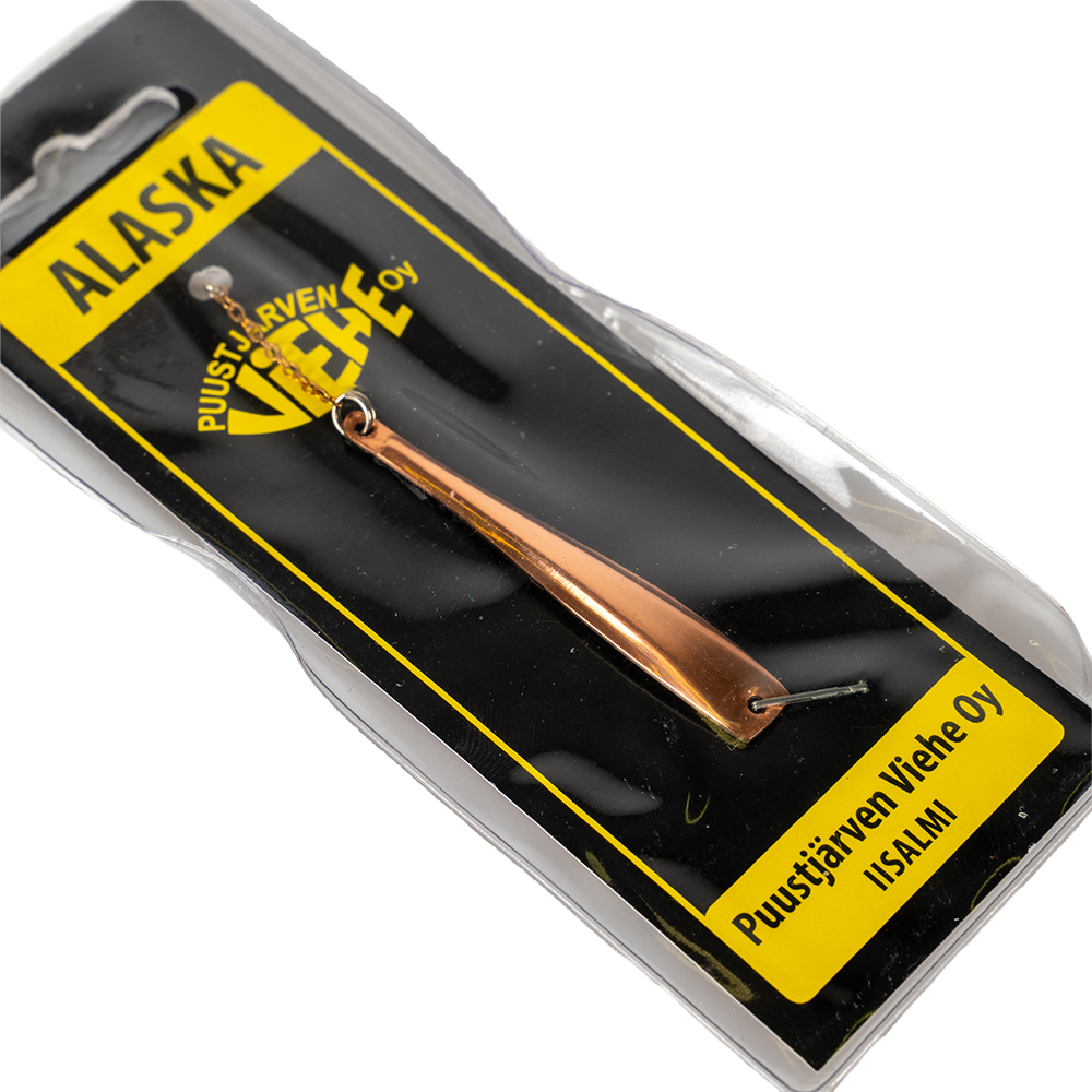 Блесна Puustjarven ALASKA 60мм, 7гр, цвет (HOP/KUP) цепочка-крючок. Фото №3