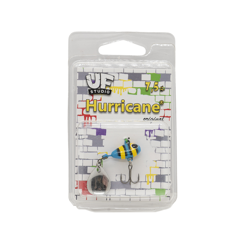 Тейл-спиннер UF Studio Hurricane 20мм, 7,5гр, цвет (Angel). Фото №2