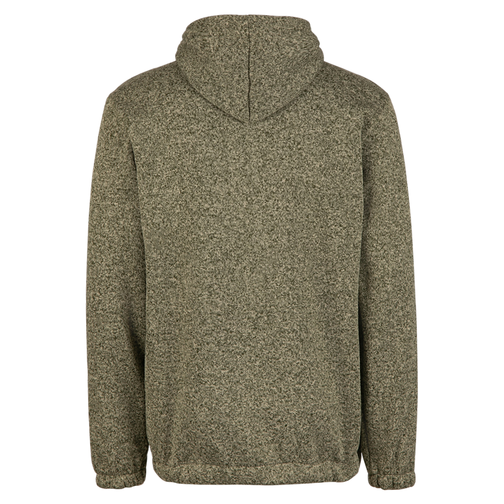 Толстовка Малахит / трикотаж на флисе / меланж-олива ((52 / 182-188)). Фото №5